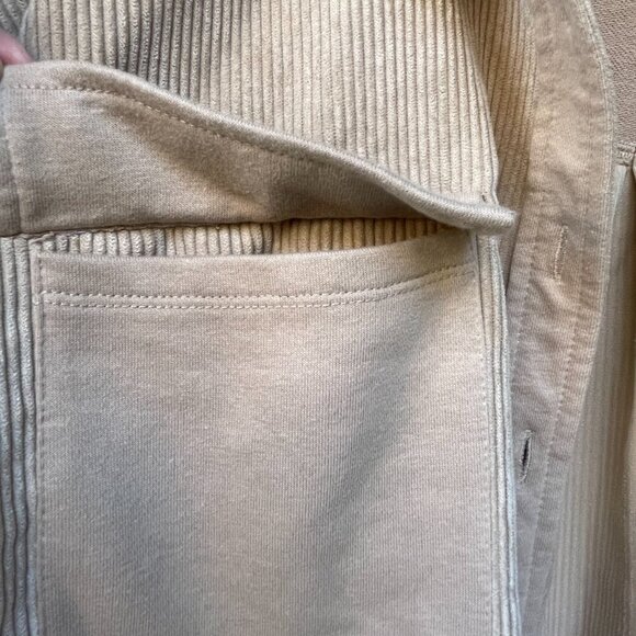 Crave Fame Cropped Tan Corduroy Button Down Jacket Juniors XL - Picture 13 of 16